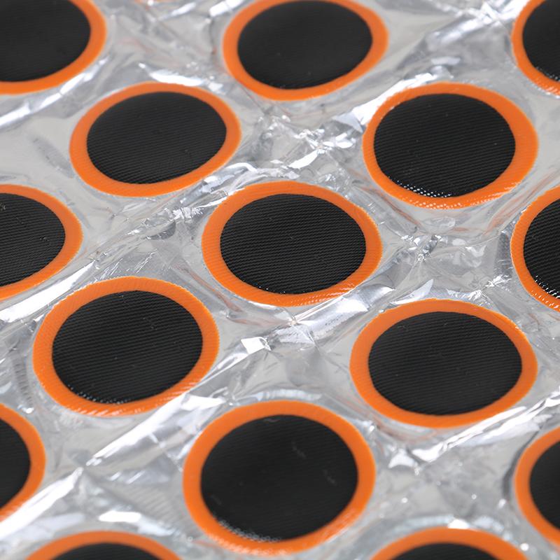 48Pcs 25Mm Round Rubber Bicycle Tire Patch Cycle Repair Tools Tube Puncture