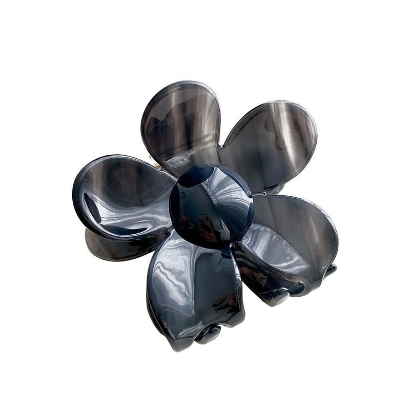 Elegant Korean Style Floral Hair Claw Clip Handmade Acetate Accessory For Women