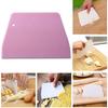 2 Pieces Cream Scrapers Butter Decoration Accessories Spatula Multi-duty Baking Chopper for Kitchen Household Shop