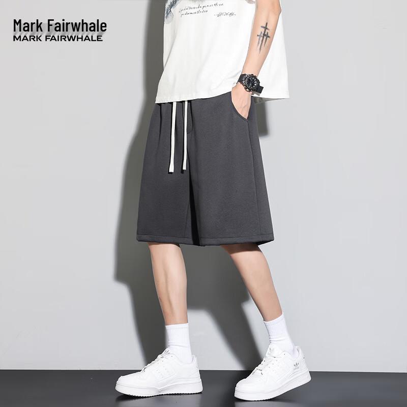 MARK FAIRWHALE Men s Straight-Fit Casual Shorts 8XL