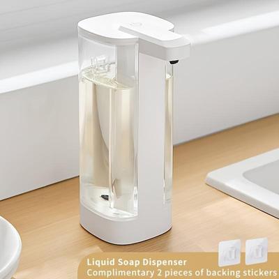 Automatic Dishwashing Machine Sensor, 500ml Large Capacity, USB Charging, Freestanding Hand Sanitizer Soap Dispenser for Kitchen Use