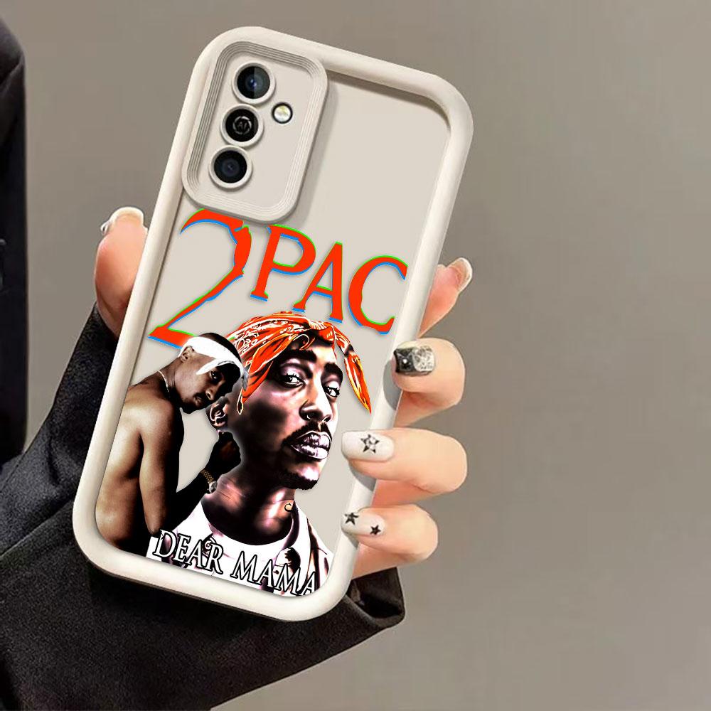 Hip Hop Tupac Shakur 2pac Cover Phone Case For Redmi NOTE 13 14 8 9 9S 10 10S 11 11S 11T 12 PRO PLUS TPU Case DIY Shell Funda