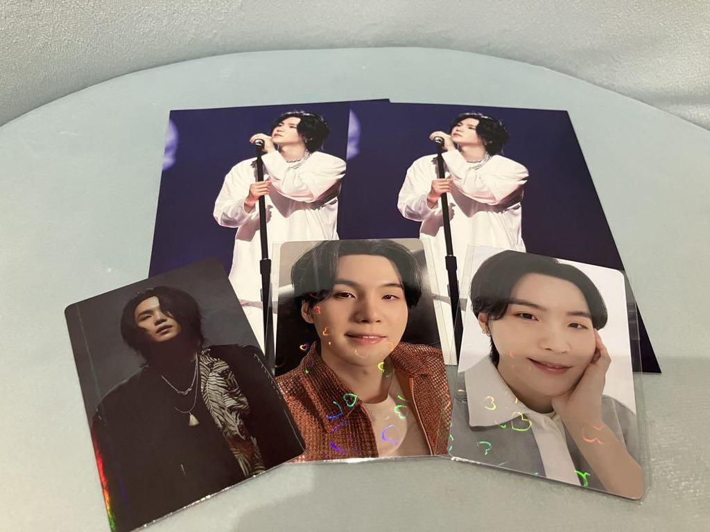 [USED] BTS SUGA Trading Card Postcard