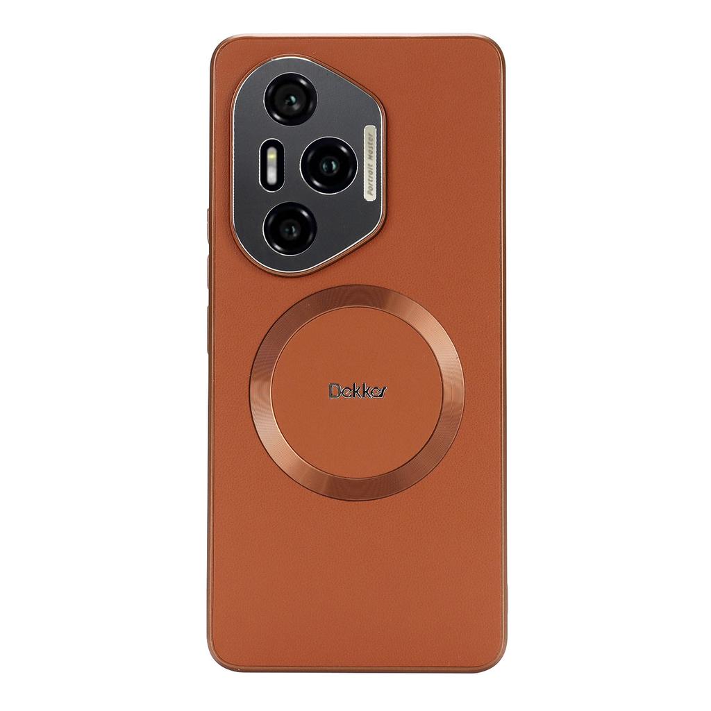 Einfache Leder-Magnet-Handyhülle ist geeignet für Honor 400PRO sturzsicher MAGIC6 feines Loch X60PRO High-End-Schutzhülle.