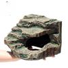 Turtle Basking Platform Large Aquarium Reptile Terrarium Landscape Slope for Brazilian Turtles Lizards Snake Hideout Cave Decor