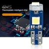 10Pcs T5 Car Dashboard Light Lamp Holder Super Bright 3030-3SMD Chip Twist Lock Socket Auto Instrument Panel Light Bulbs Gauge LED Indicator Kit