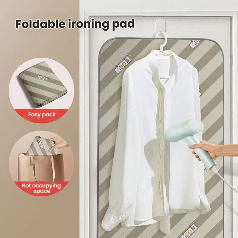 Soft Ironing Mat 6-Layer Thickened Non-slip Laying Ironing Board Protection Heatproof Pad Foldable Insulated for Travel Home