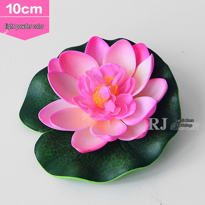 Artificial Lotus Leaf Water Lily for Pond, Fish Tank Decoration, Landscaping, or Buddha Ornaments