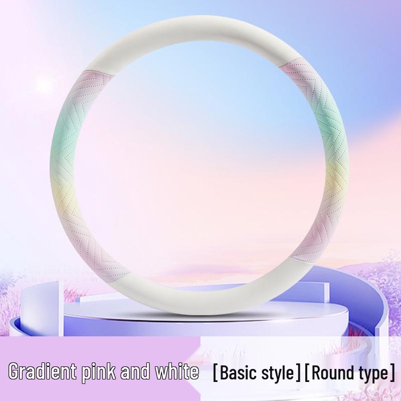 2024 Iridescent Nappa Leather Puppy Steering Wheel Cover