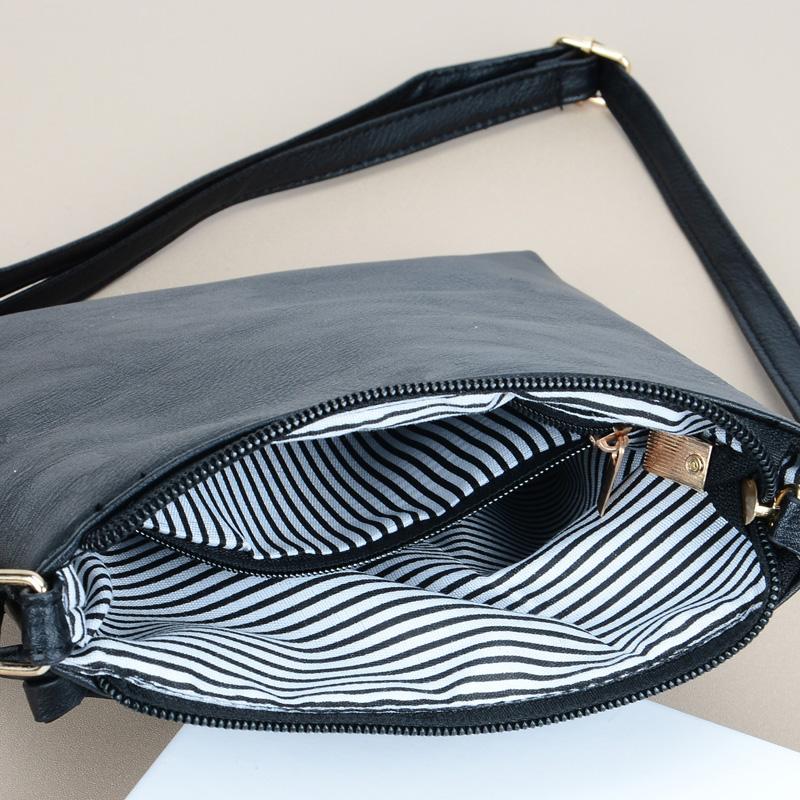 Casual Solid Crossbody Bags For Women Pu Leather Fashi Flap Shoulder Bag Designer Handbags And Purses
