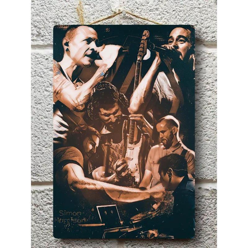 Металлическая табличка Linkin Park, Винтажный постер группы, Настенное искусство 30