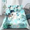 Touhou Project Remilia Scarlet Flplusre Beding Set 3D Printed Suitable for Bedrom Soft Duvet Cover Set With Pilowcases Home Textile