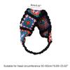 Pastoral Bandana Turban Crochet Hair Scarf Color Matching Hairband Knitted Headband for Women Trend Y2K Hair Accessory