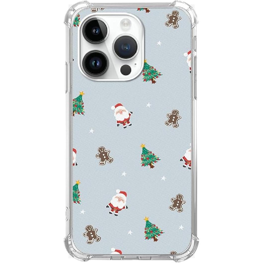 

Милый чехол с лягушкой-феей в стиле хиппи, совместимый с iPhone 14 Pro, эстетичный чехол с лягушкой в стиле коттеджкор для iPhone 14 Pro, крутой чехол-накладка из ТПУ Christmas Tree Santa