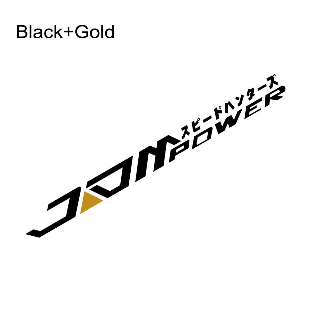 JDM Japanese Racing Vinyl Decal for Car Windshield Waterproof Non-Fading Self-Adhesive Car Sticker Auto Decoration Accessories