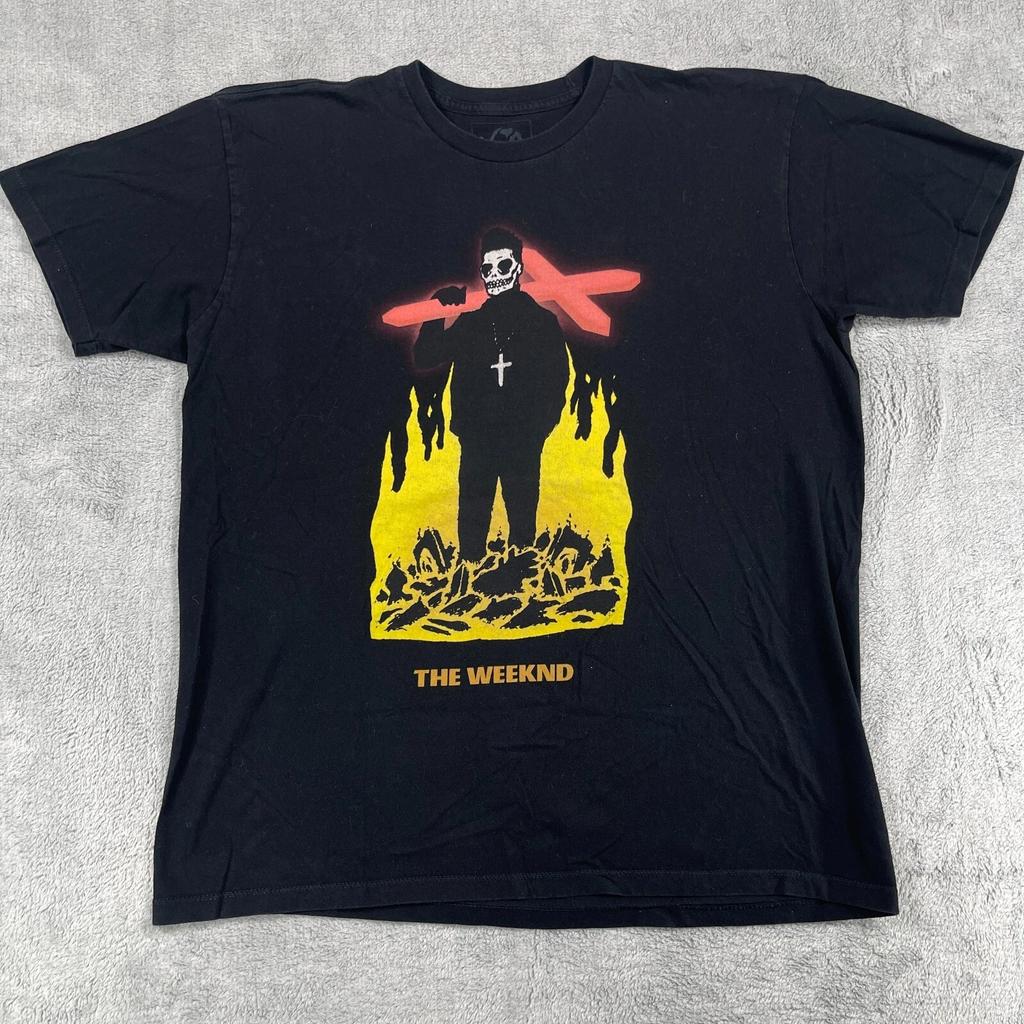 The Weekend Starboy World Tour Merch XO T-Shirt Mens XL Black