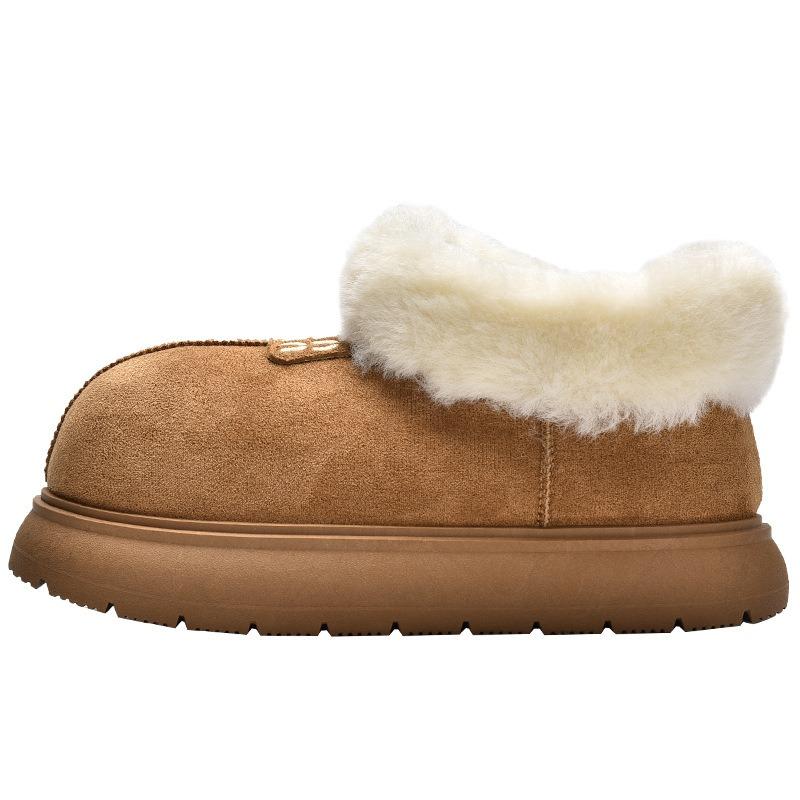 Winter New Thick-soled Warm Snow Boots Women's Versatile Short Boots 3417