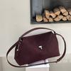 Mendy Suede Women's Bag Commuter Tote Bag Faux Suede Large Capacity Leather Sensation Simple Hand-Held Underarm Bag Vintage
