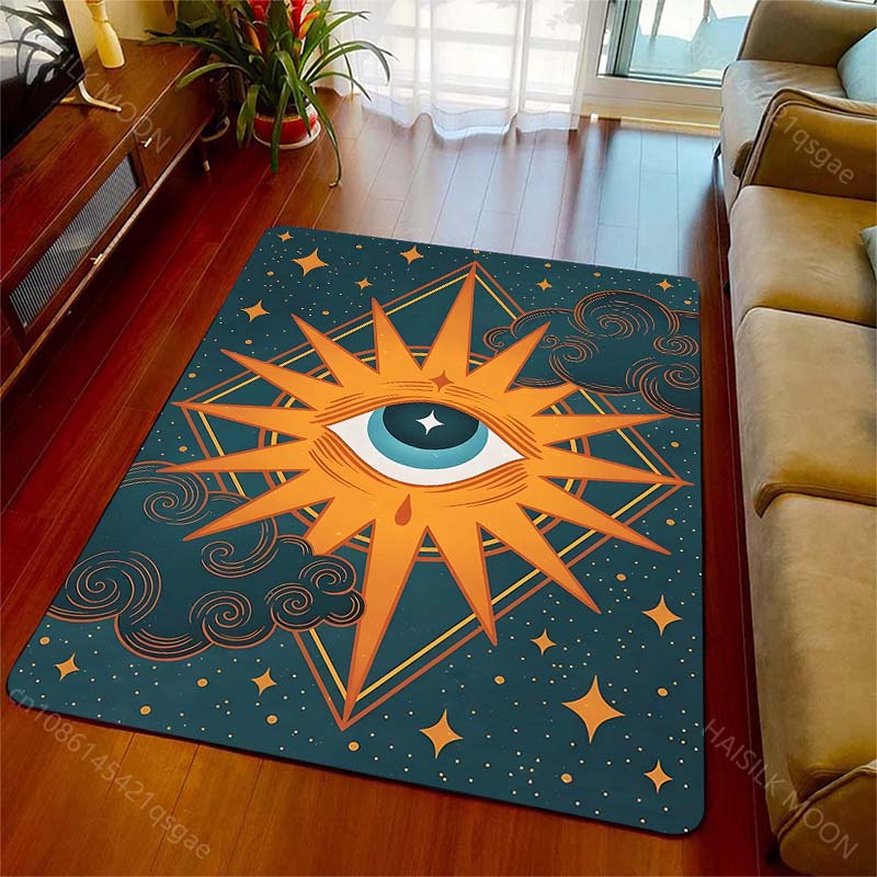 17 Styles Witch Eye Pattern Rug Carpets for Bedroom Living Room Sofa Mat Door Mat Dressing Room Rugs for Gifts