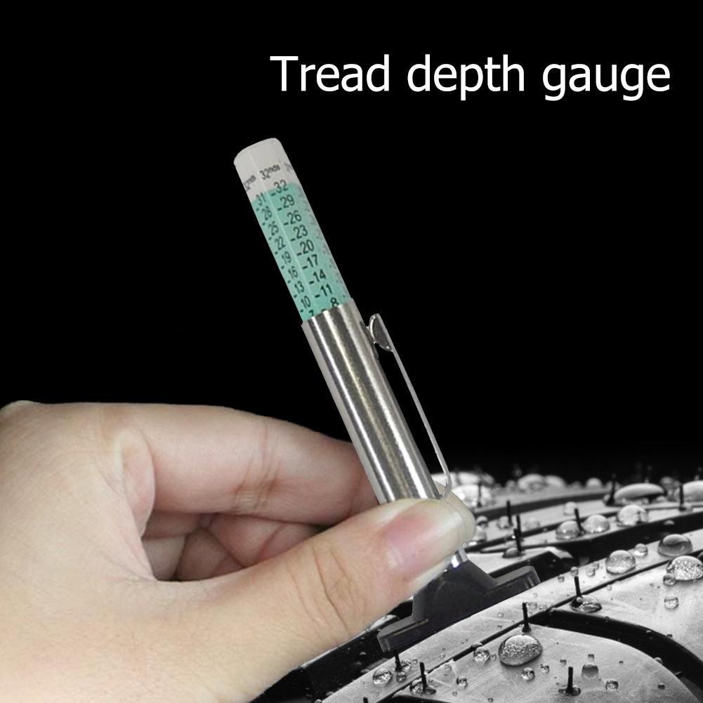 25mm Car Tyre Depth Measuring Pen Automotive Color Coded Digital Monitoring Tool
