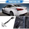 2 Pcs Door Check Stop Strap No.80430ZX60A/80430JA000/80430ZN51A for Nissan Altima 2007-2012, Durable Metal Silver Tone Front