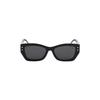 Dior Okulary przeciwsłoneczne damskie DPFCS2UQR-10A0 z czarnym logo z literami o nieregularnym kształcie