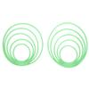 10PCS Aquarium Floating Plant Corral 5 Sizes EVA Foam Odorless Multi Purpose Fish Feeding Ring for