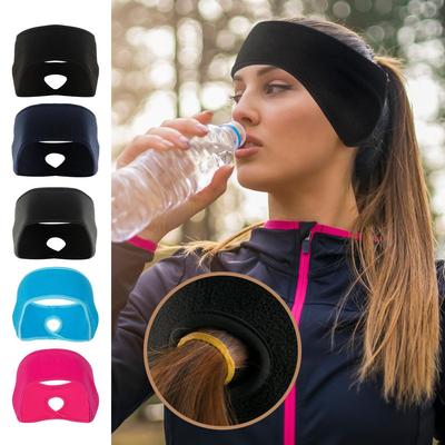 1Pc Outdoor Cycling Running Windproof Warm Hair Band Fleece Ear Protection Head Cover, Suitable for Outdoor Running, Cycling