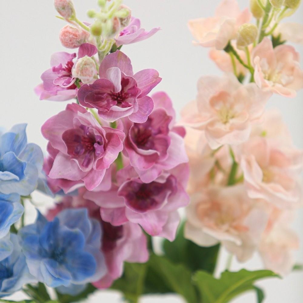 Lifelike Delphinium Stem 72cm Simulation Flower Artificial Delphinium Flower Living Room