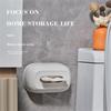 Simple Light Luxury Water Corrugated Spring Lifting Tissue Box Multifunctional Desktop Wall Hanging Dual-purpose Paper Box Spot