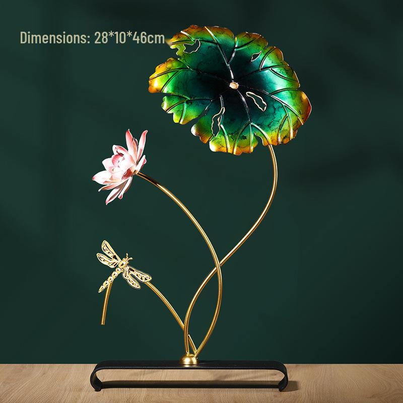Lotus Dragonfly Crafts Ornaments: Home & Office Décor, Wedding & Housewarming Gift