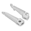2pcs Front Footrest Metal Motorcycle Foot Pedal Replacement for Ninja ZX10R Z1000 ZX636 Z1000SX
