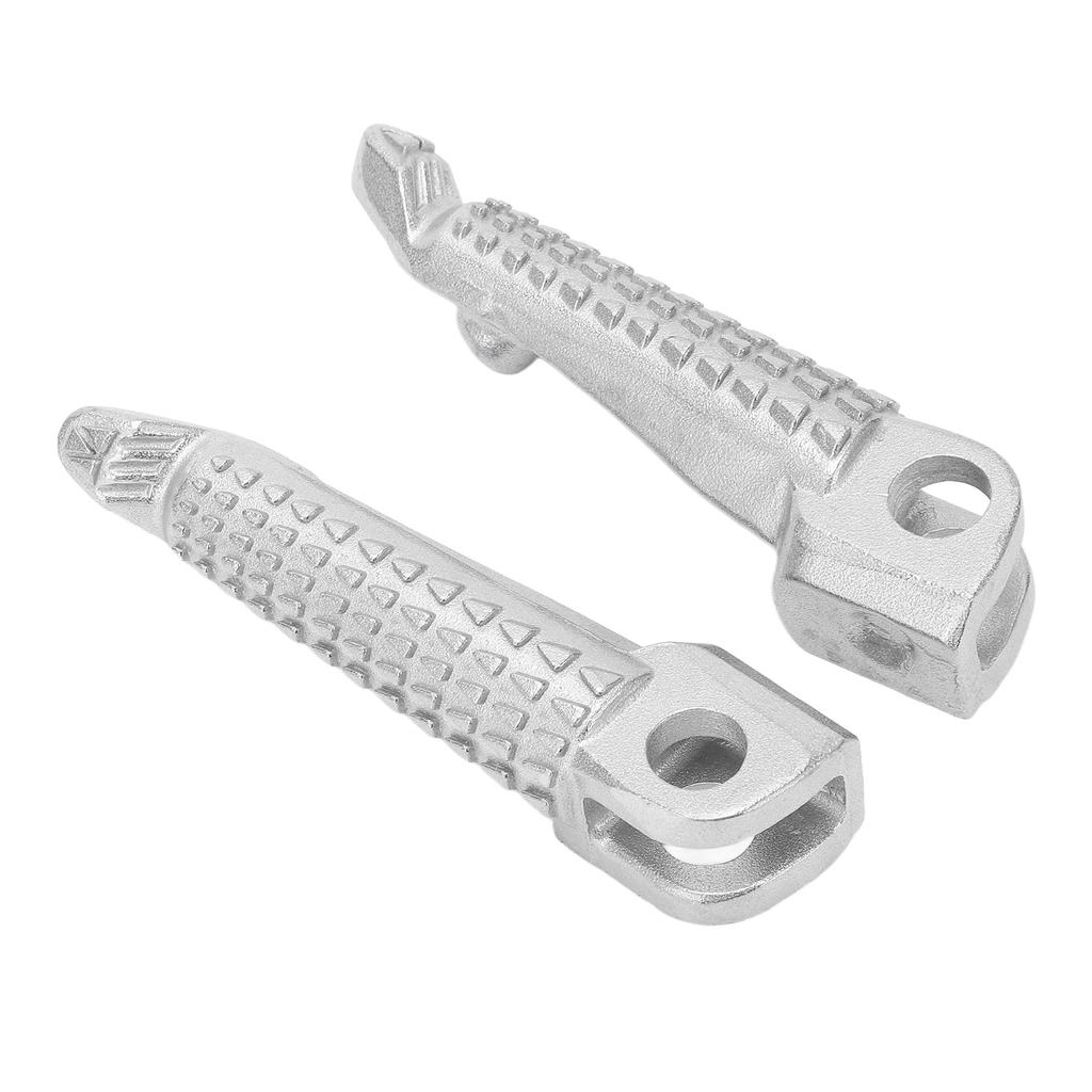 2pcs Front Footrest Metal Motorcycle Foot Pedal Replacement for Ninja ZX10R Z1000 ZX636 Z1000SX