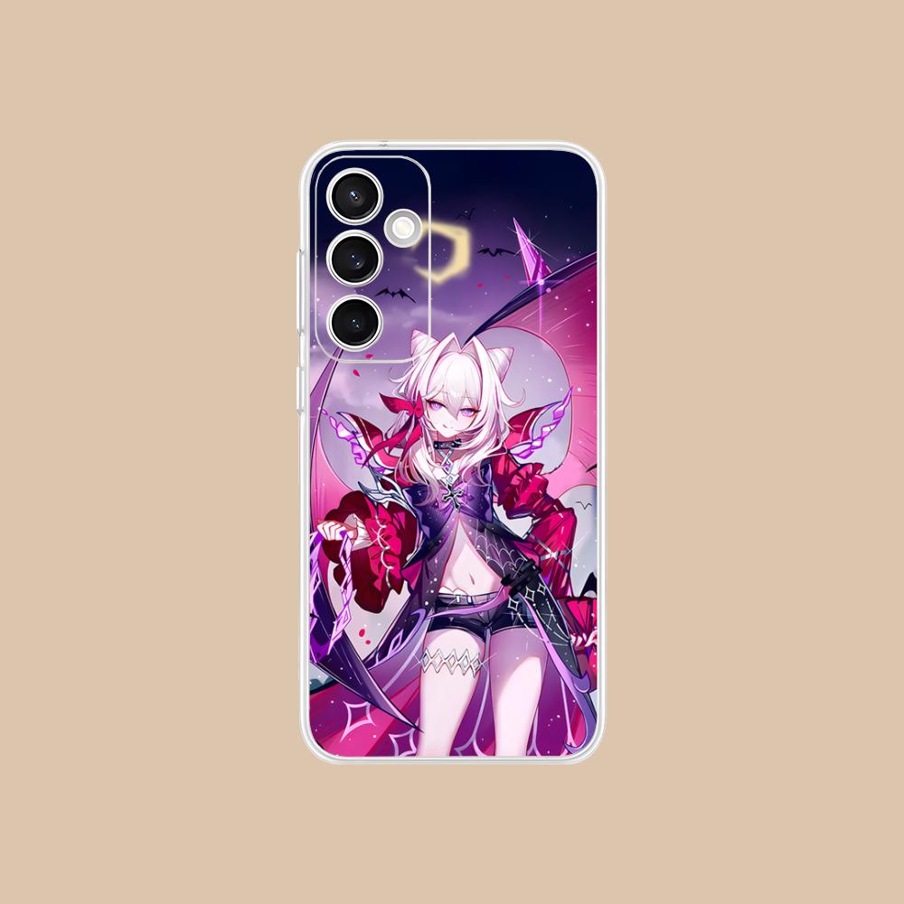 

HSR Thelema Clear Mobile Phone Case for Samsung Galaxy S25 S24 S23 S22 S21Plus FE Ultra Colorful Cover Galaxy S25