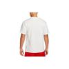 Nike Patterned Letter Print Pullover Crew Neck Loose Casual Soft Comfortable Simple Short Sleeve T-Shirt Men Tops White FJ5244-133