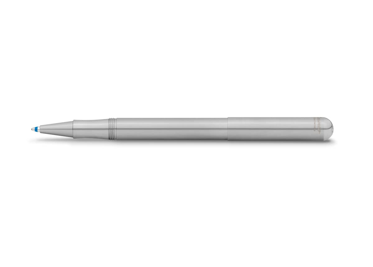

Kaweco Lilliput Stainless Steel Ballpoint with Officially Imported Pen, LIBC-SS, Cap,