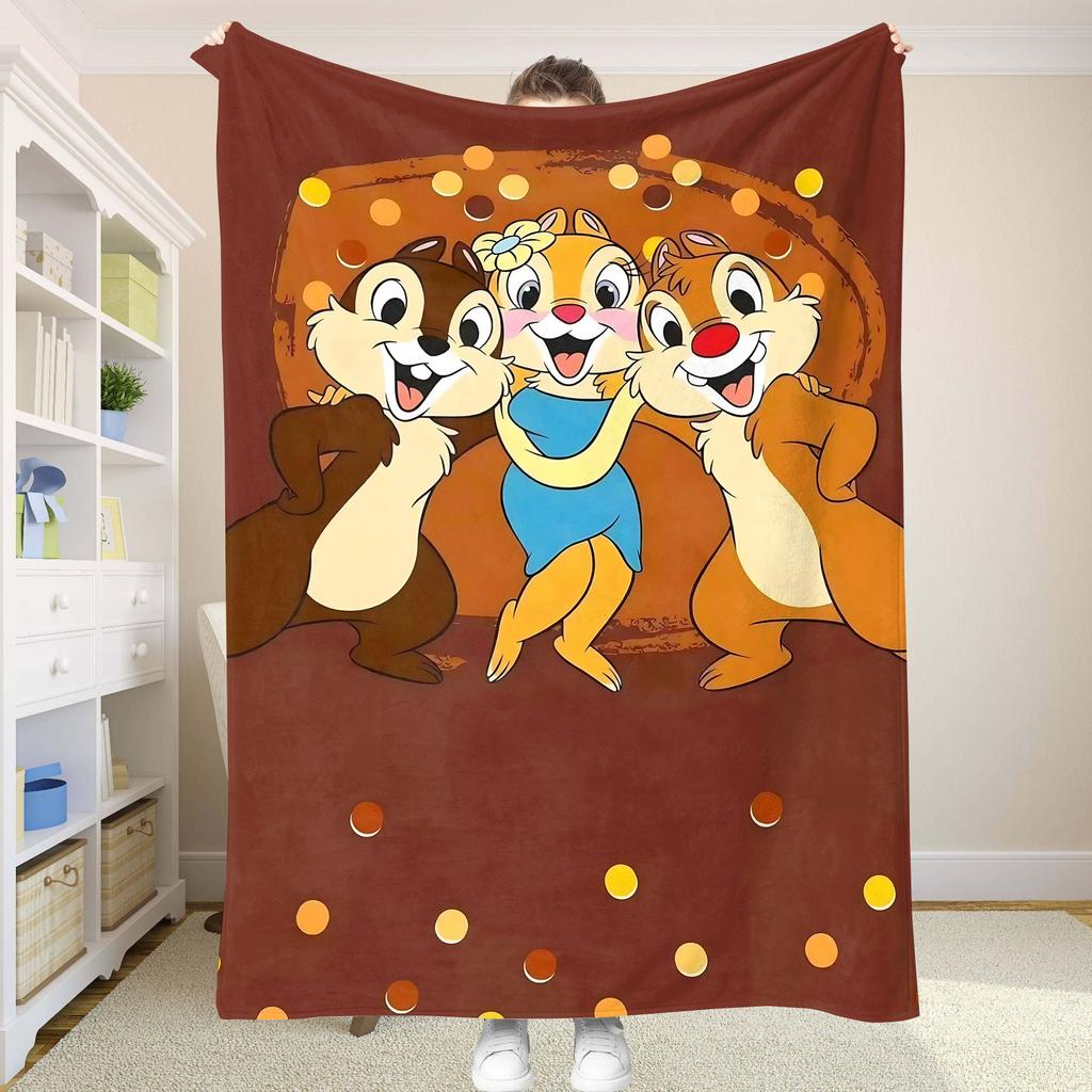Double Bed Blankets for Decorative Sofa Chip&Dale Anime Blanket Summer Comforter Bedspread the Bedspreads Throw Throws Baby Nap