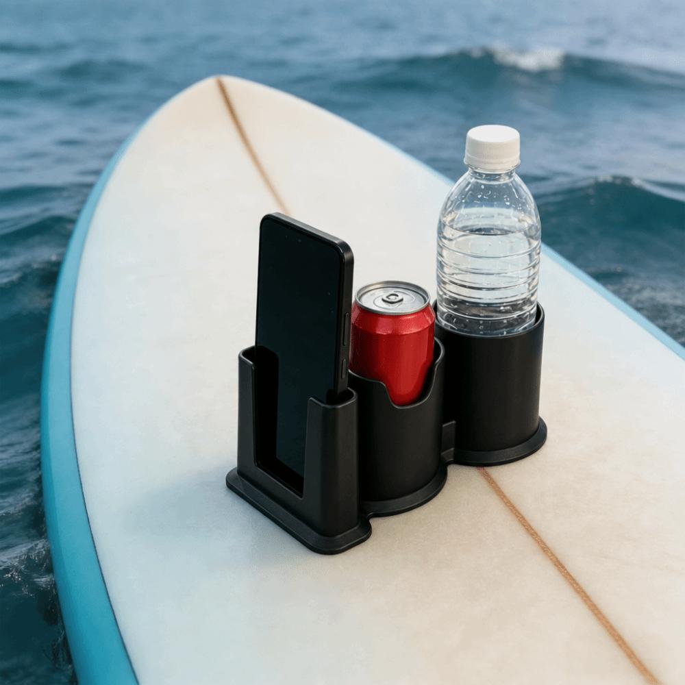 2-in-1 Design Paddleboard Cup Holder Double Cup Drink And Phone Holder Paddleboard Holder Canoes