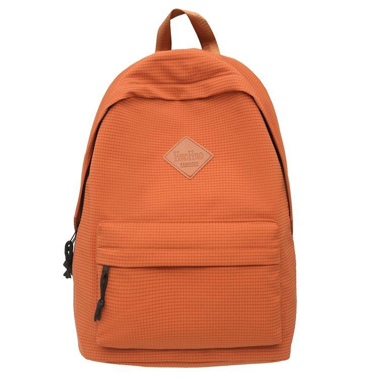 Schoolbag Korean version of female ins Mori series simple solid color versatile large capacity schoolbag junior high school student backpack