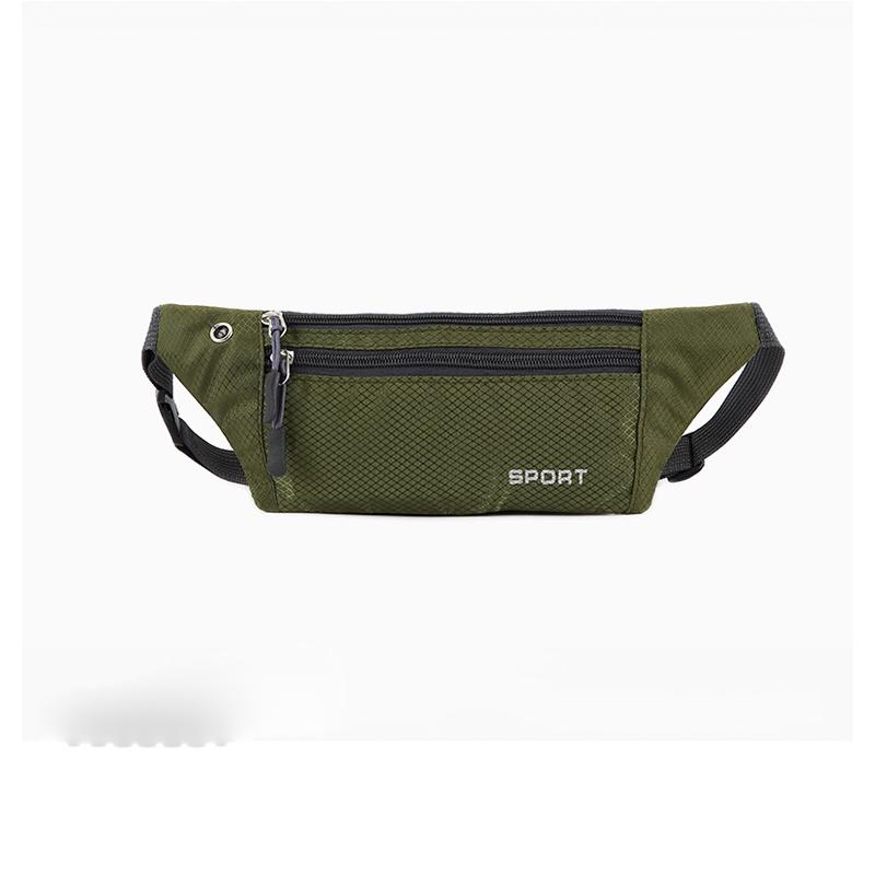 Mini uomo donna outdoor multifunzionale marsupio telefono portamonete borsa impermeabile pettorale