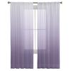 Tule Roxo Degradê em Cortinas Voile para Sala de Estar Quarto Cozinha Tratamento de Janela Cortina de Chiffon Persiana