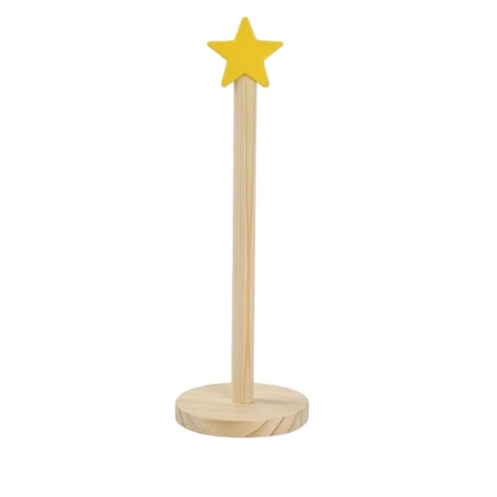 Dopamine Hair Loop Holder Wooden Hair Clip Display Stand Durable Head Rope Storage Rack