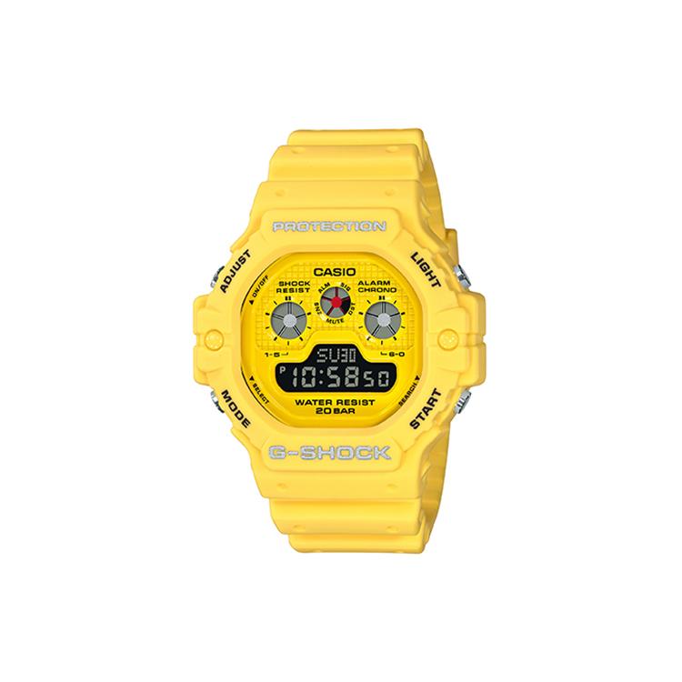 CASIO Women s G-SQUAD Series Yellow Watch DW-5900RS-9 DW-5900RS-9 Lemon Yellow Watch Dial