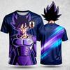 FamilyMatching Dragon Ball Z Goku/Vegeta Special Edition Football Jersey T-Shirt, Japanese Anime T-Shirt, Sports T-Shirt