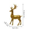 Christmas Table Decor Decorative Reindeer Figurine Small Statue Reindeer Compact Reindeer Table Decoration For Office Desk Home
