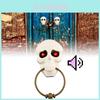 Spooky Halloween Doorbell Decorative Skull Design Light Up And Sound Effect Prop