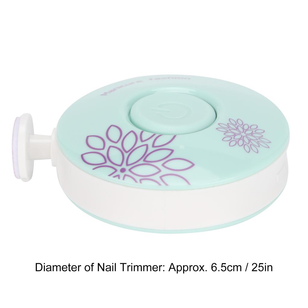 Electric Nail Trimmer Infant Safe Hygienic and Portable Finger Nail Clipper for Newborn Toddler