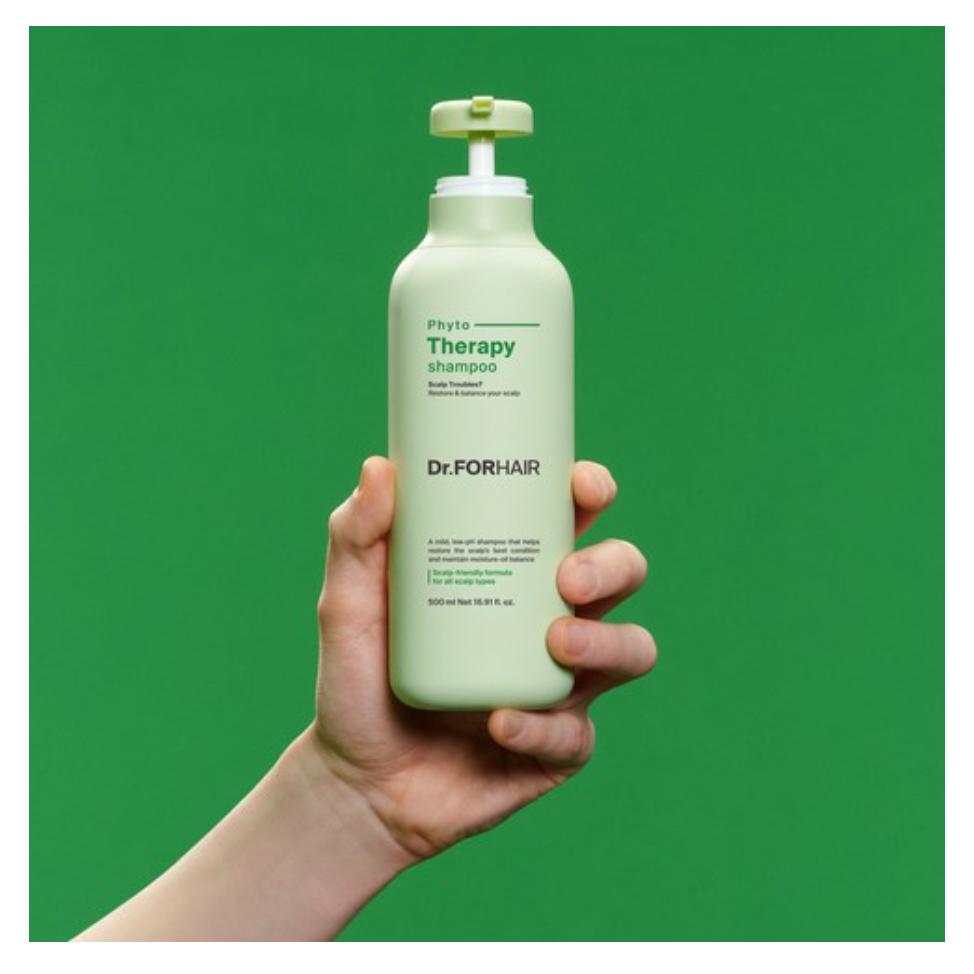 DR.FORHAIR Phyto Therapy Shampoo 500ml pH-ausgleichender Reiniger für die Kopfhaut bei empfindlicher Haut