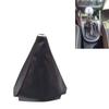 Car Gear Lever Dust Cover, Manual Gear Shift Cover, Gear Lever Cover, Dust Cover Modified with PU Leather, Wear-resistant