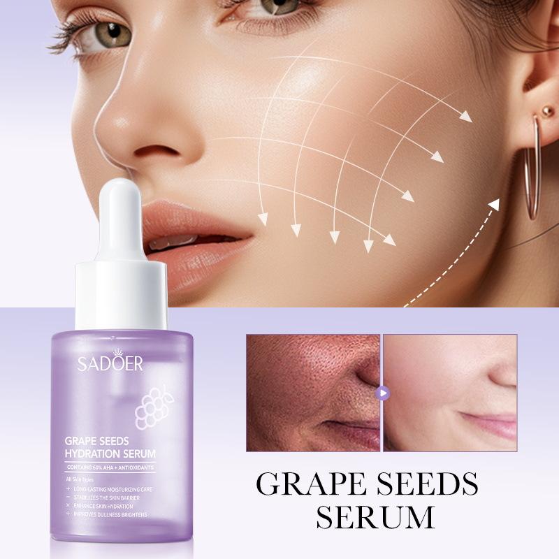 SADOER Hydrating Nourishing Moisturizing Essence Grape Seed Antioxidant Serum